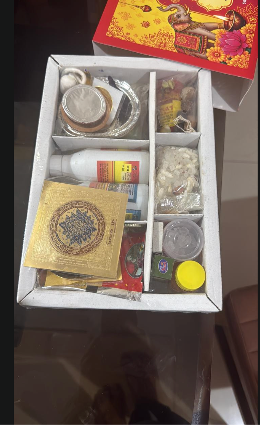 Swarnim Deepavali Poojan Samagri Kit shared by customer