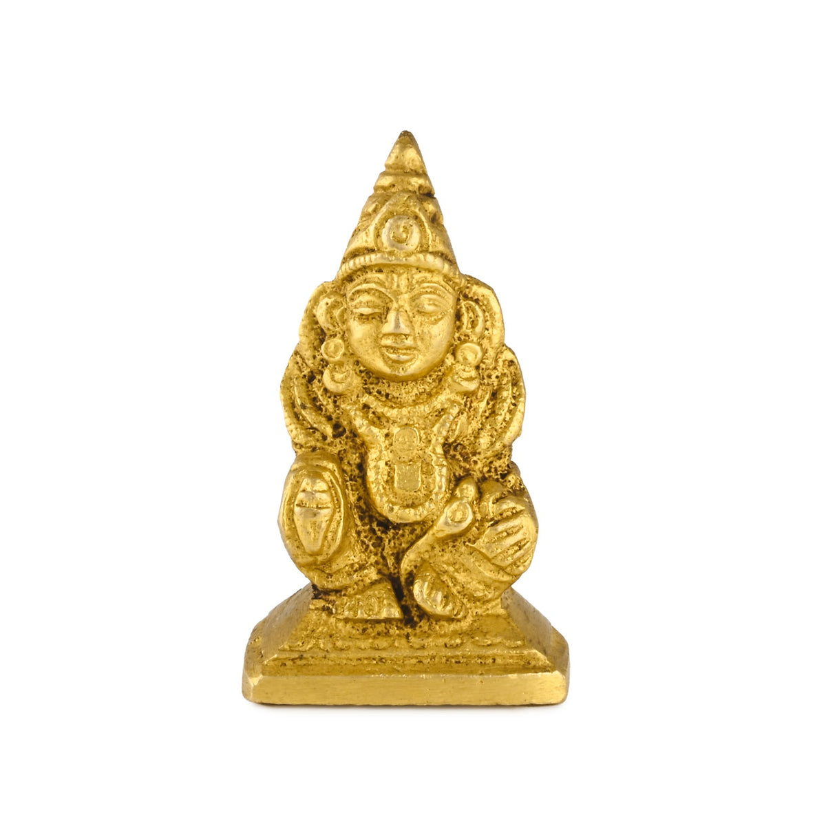 Kuber Ji brass murti, front view