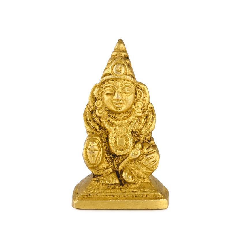 Kuber Ji brass murti, front view